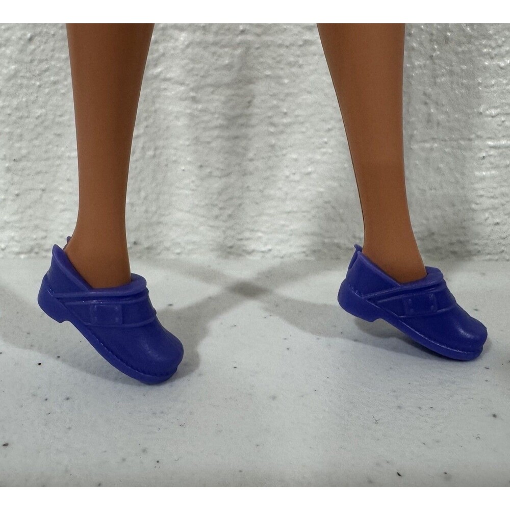 Barbie Made to Move Purple Flat Clogs Shoes Doll Clothes Accessory